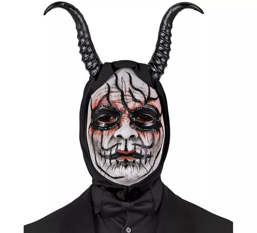 Translation missing: en.Máscara de Demonio Hombre con Capucha Comedia de Arte