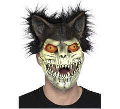 Cat Skeleton Mask with Ears