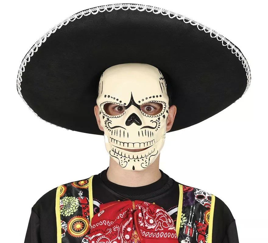 Máscara de Esqueleto Mexicano