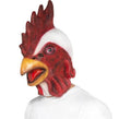 Máscara de Gallo Blanco de látex