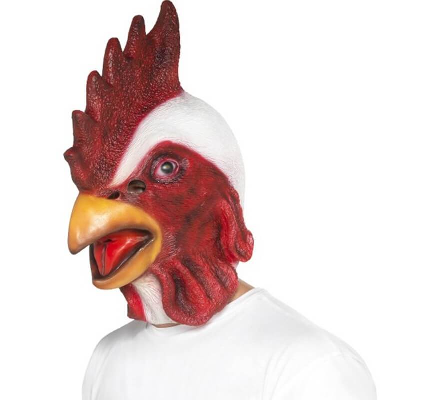 Translation missing: en.Máscara de Gallo Blanco de látex