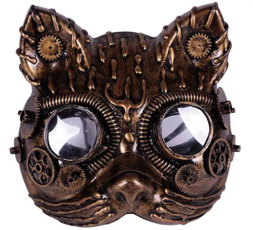 Translation missing: en.Máscara de Gata Steampunk