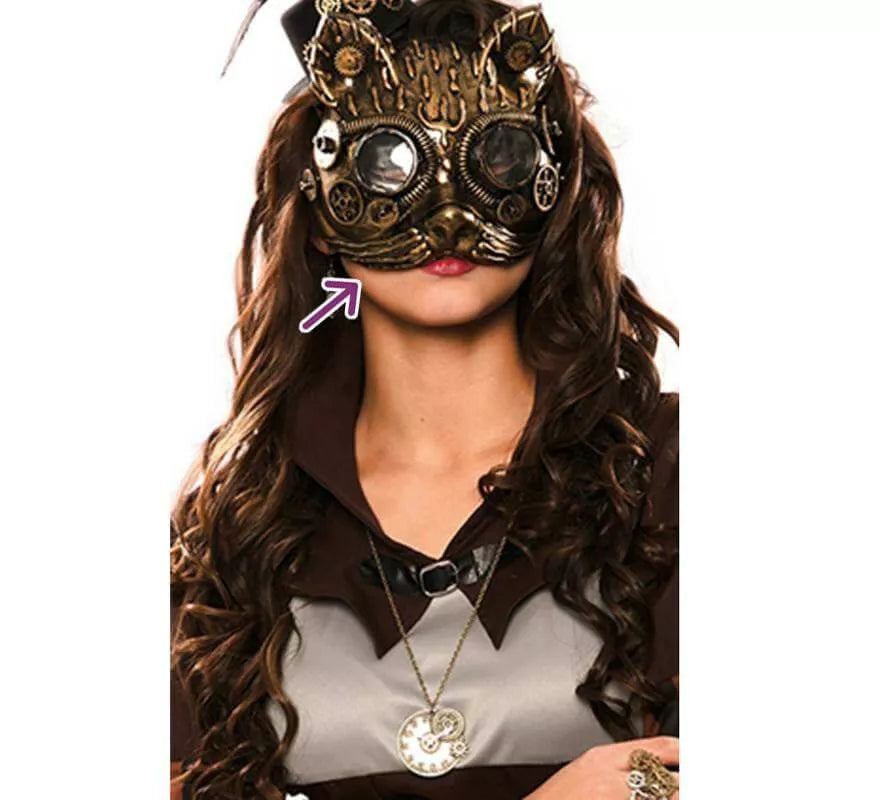 Translation missing: en.Máscara de Gata Steampunk