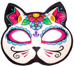 Catrina Cat Mask Day of the Dead without chin