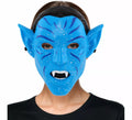 Máscara de Guerrera Tribal azul para mujer