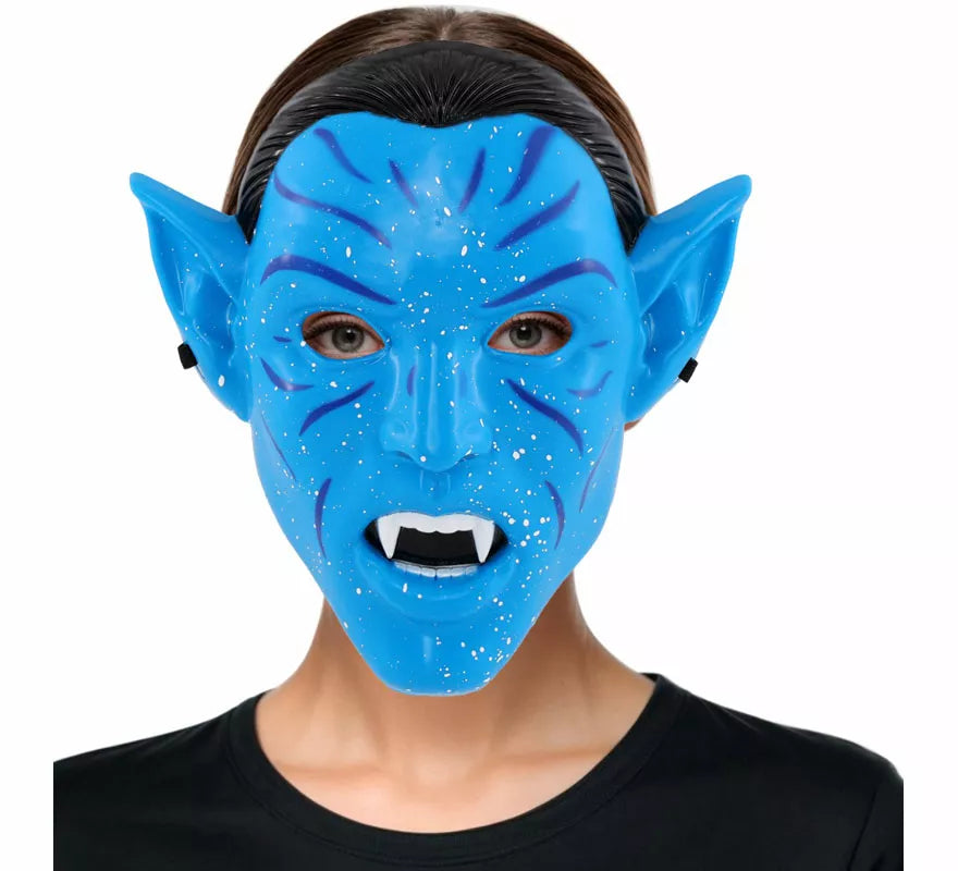 Translation missing: en.Máscara de Guerrera Tribal azul para mujer
