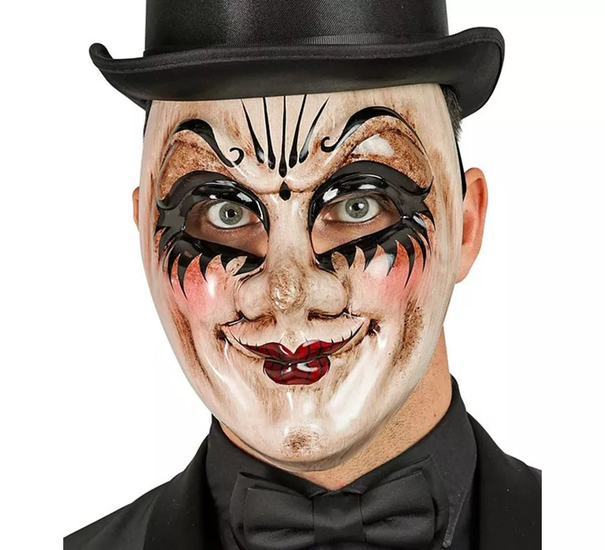 Máscara de Hombre Inquietante Comedia del Arte