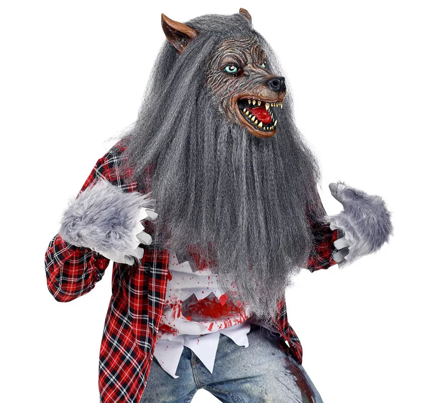Translation missing: en.Máscara de Hombre Lobo con Pelo