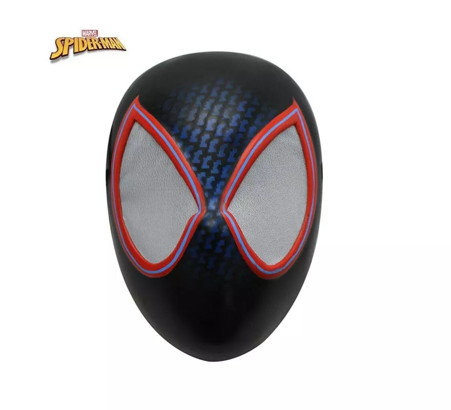 Translation missing: en.Máscara de Miles Morales Spiderverse negro y rojo adulto