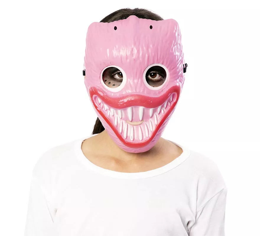 Máscara de Monstruo de los Abrazos rosa de Vídeojuegos