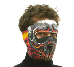 Fabric Fire Monster Mask for Halloween