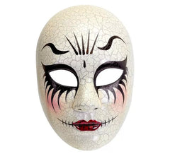 Cracked Woman's Mask Commedia dell'Arte