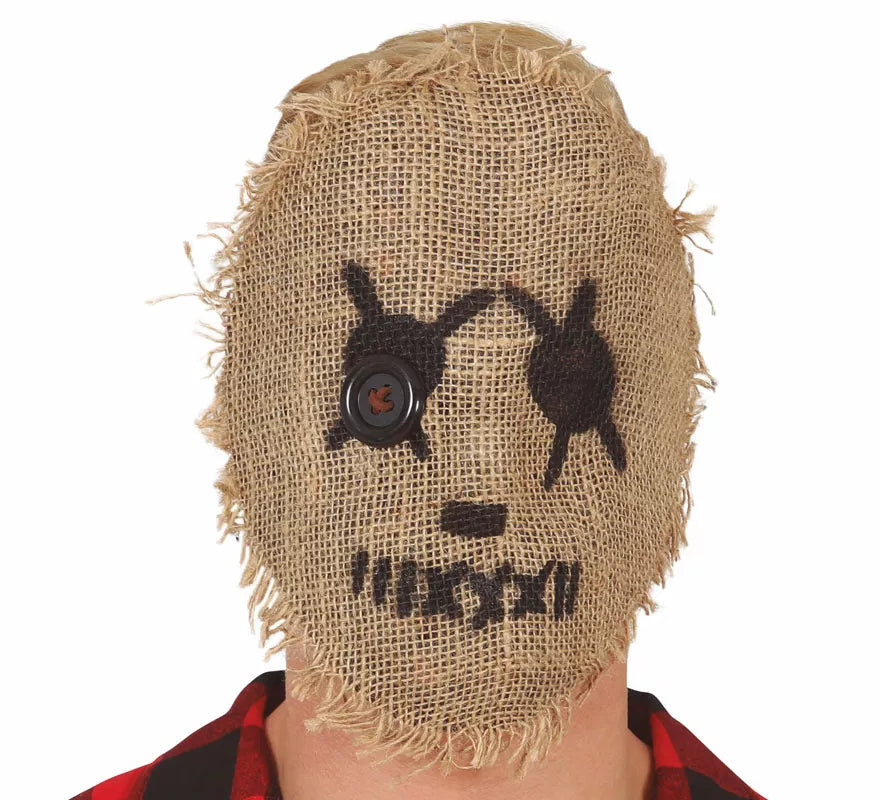 Máscara de Muñeco Trapo Marrón
