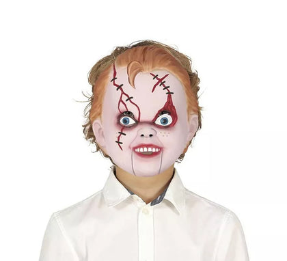 Máscara de Niño Diabólico de pvc infantil