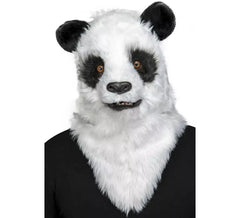 Panda Bear Mask with Jaw Movement