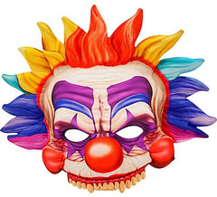 Colorful Clown Mask without Chin