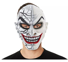 Cracked Face Clown Mask