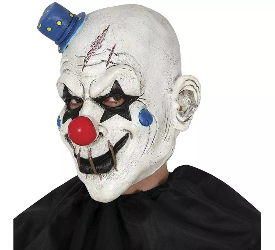 Máscara de Payaso con Gorrito Látex