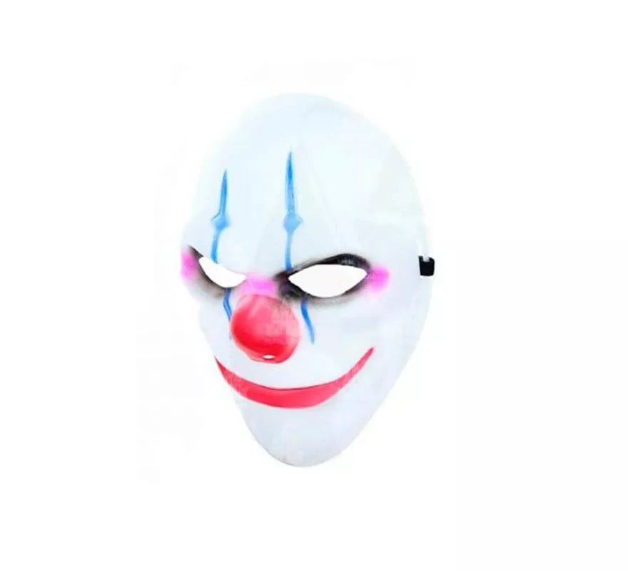 Máscara de Payaso Happy blanco