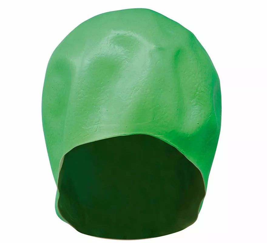 Máscara de Personaje Verde Alocado de Látex