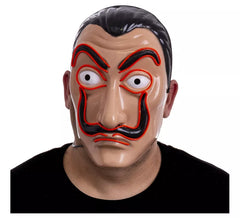 Painter Mask with Moustache and Light 17x24x8 cm