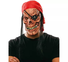 Zombie Pirate Mask with Scarf