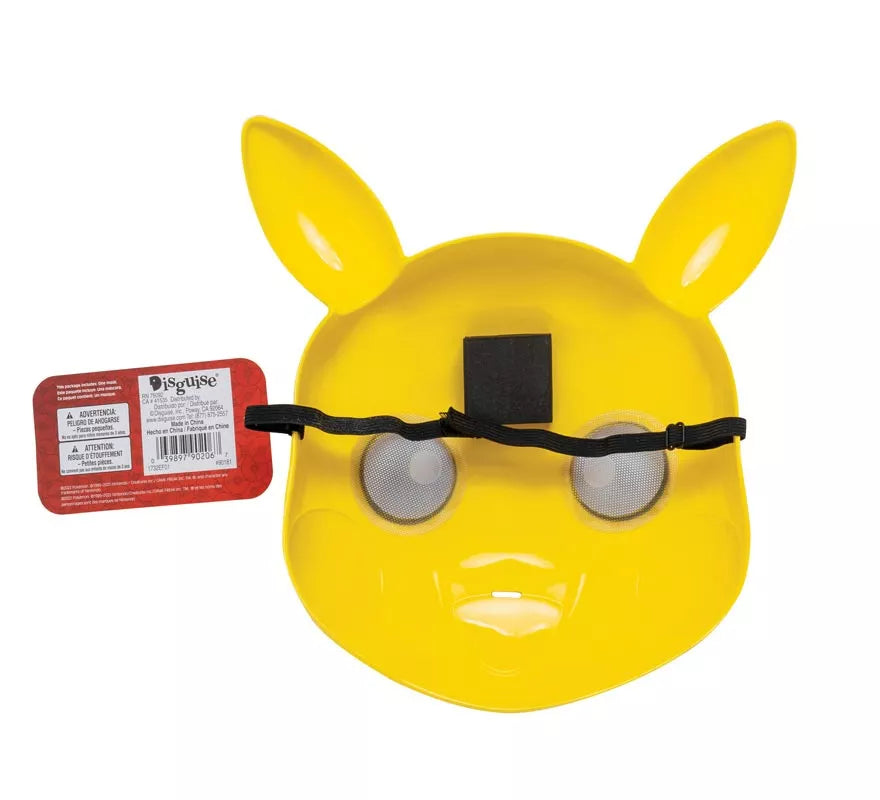 Máscara de Pokemon Pikachu infantil