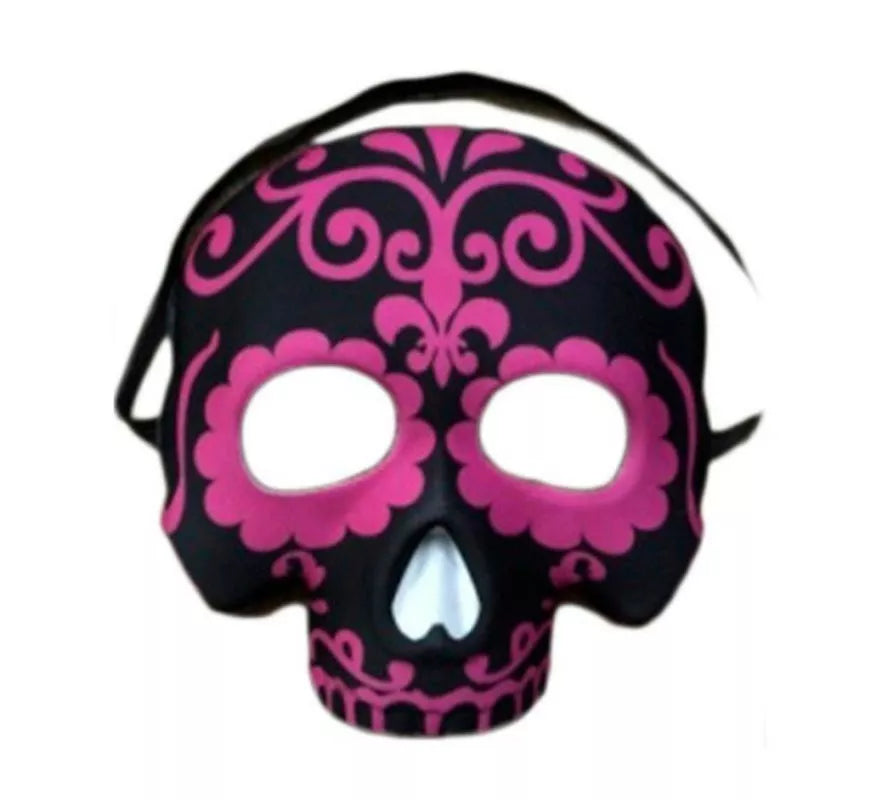 Translation missing: en.Máscara de Skull Fucsia elegante