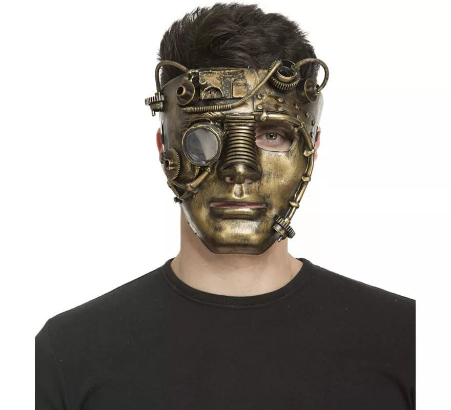Translation missing: en.Mascara de Steampunk Cara Completa