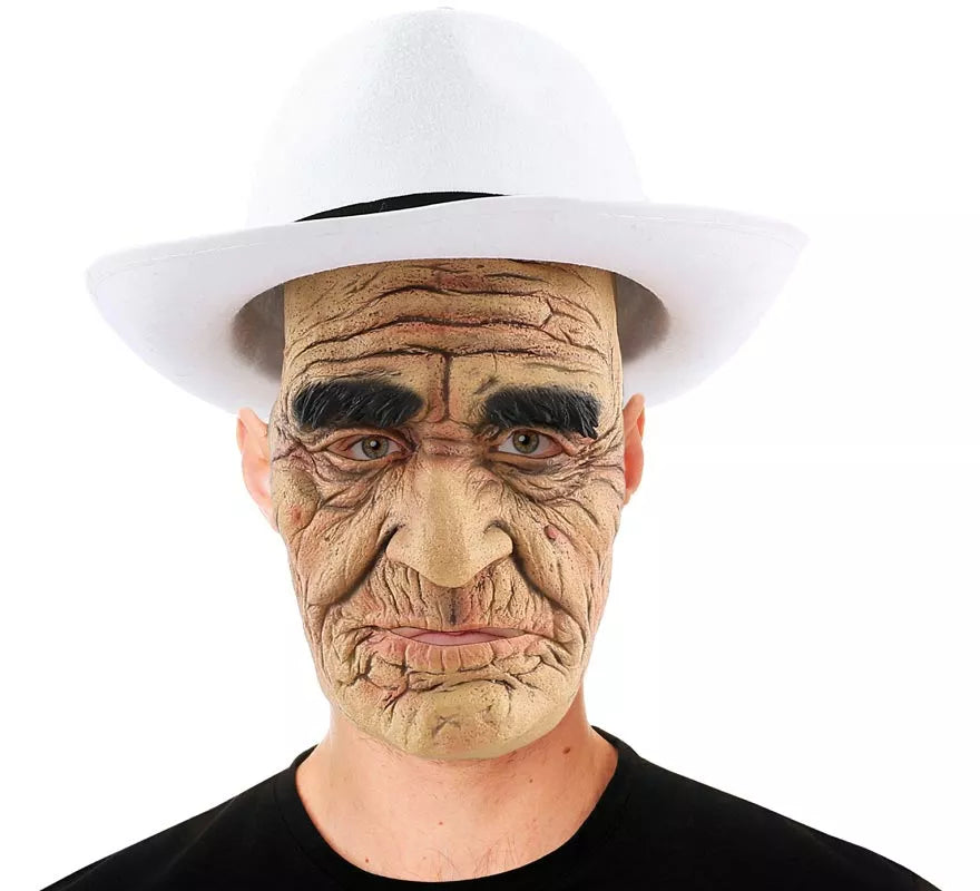 Máscara de Viejo con Sombrero