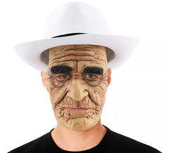 Old Man Mask with Hat
