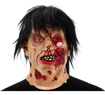 Máscara de Zombie con Ojo Saltarín