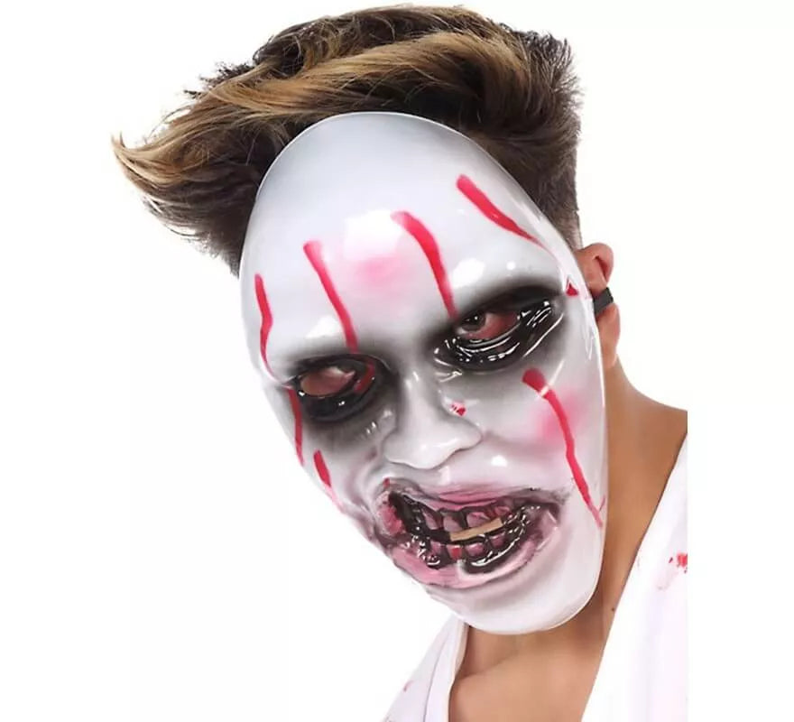 Máscara de Zombie con Sangre