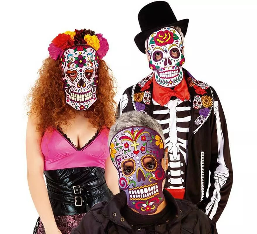 Translation missing: en.Máscara del Día de los muertos en modelos surtidos