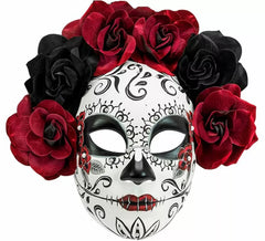 Day of the Dead Mask with Roses