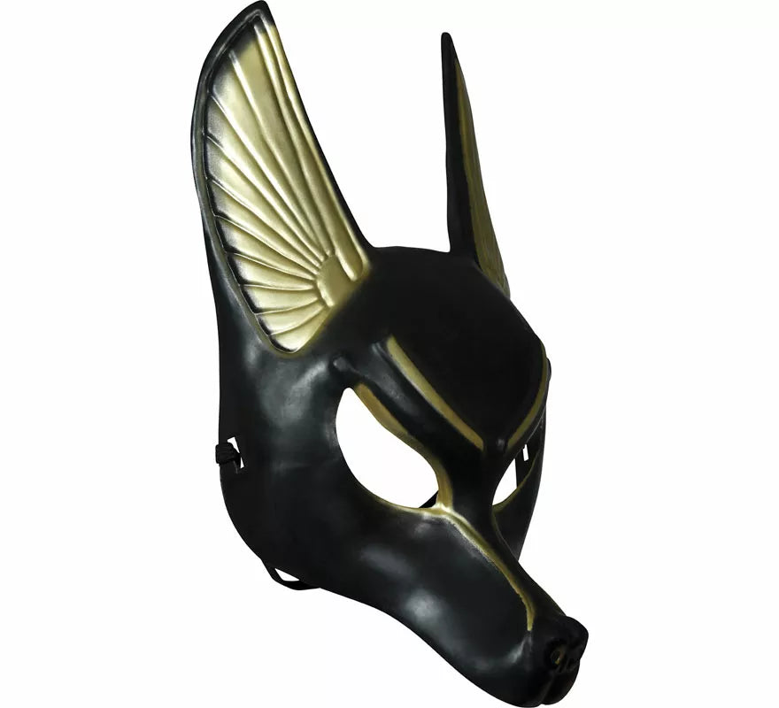 Translation missing: en.Máscara Egipcia de Anubis de PVC adulto