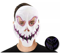 Evil Jack Skeleton Mask with Light Tube