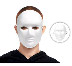 Paper White Man Mask