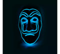 Máscara LED Dalí y La Casa de Papel Azul