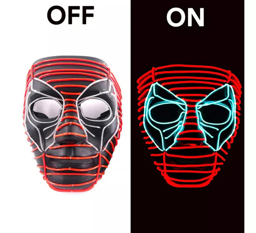 Máscara LED de Deadpool de Marvel