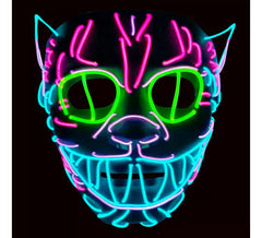 Neon Cat LED Mask