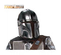 Máscara Mandalorian Beskar Plateado para niño
