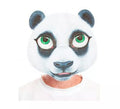 Máscara Panda ojos grandes estampado