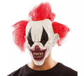 Máscara Payaso Diabólico con Mechones