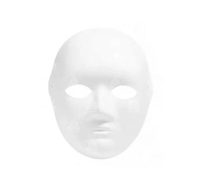 Máscara Tenebrosa rostro humano de papel