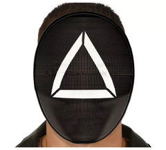 Máscara de PVC Triangle Henchman Game Squid