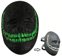 Creepy Grinning Urban Mask with Neon Effect
