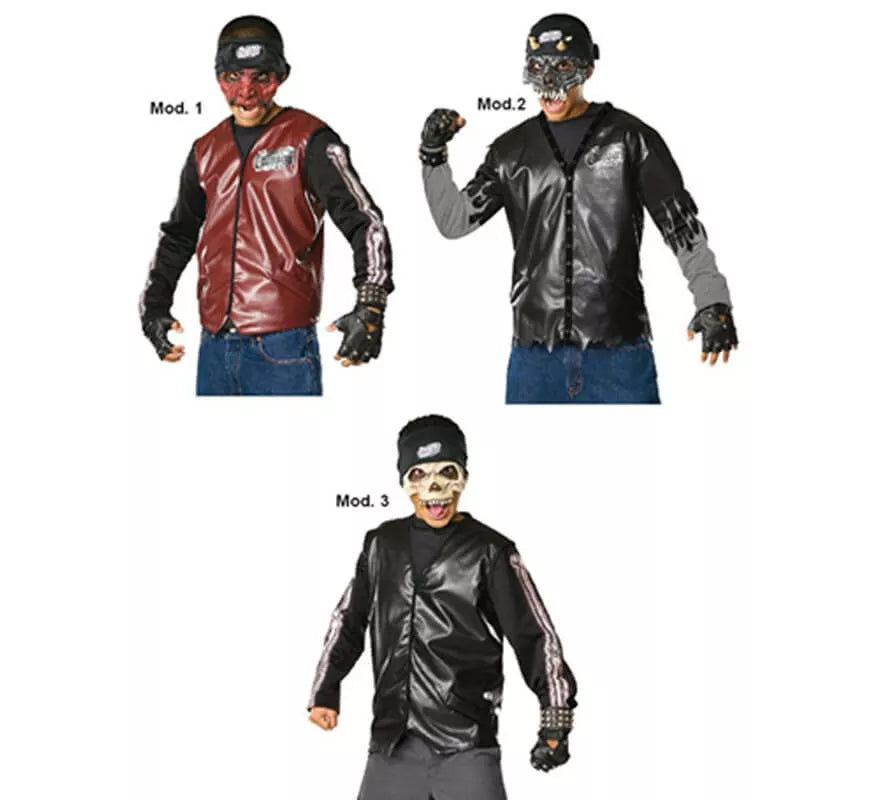 Translation missing: en.Máscaras de Dead City Choppers Halloweenm infantil. 3 surt