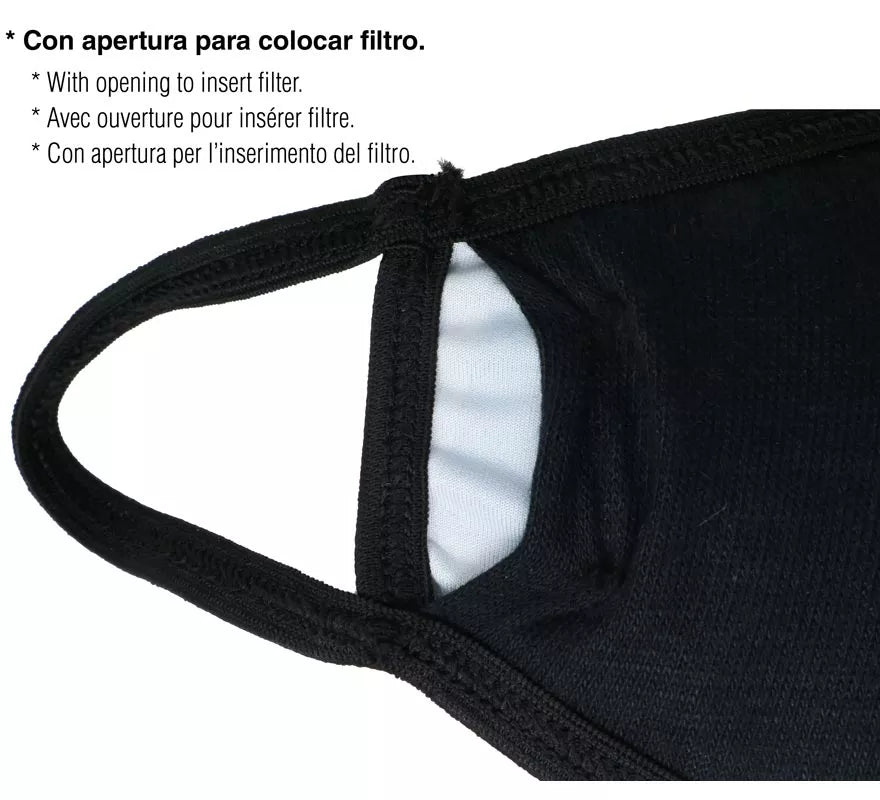 Translation missing: en.Mascarilla 3 Capas de Tela Dibujo Perro para adultos