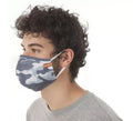 Mascarilla Higiénica Camuflaje gris con Bandera 3 filtros